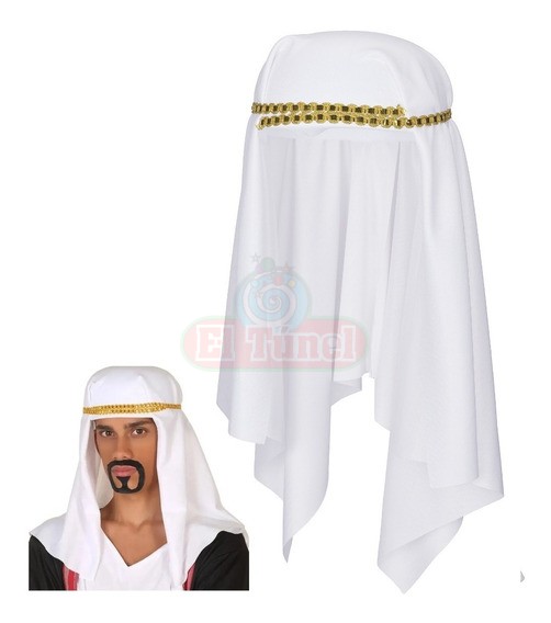 Sombrero De Príncipe Árabe De Poliéster En Color Celeste, Accesorio Para Disfraces De Fiestas Temáticas Y Carnaval, Talla Adulto, Producto De Calidad