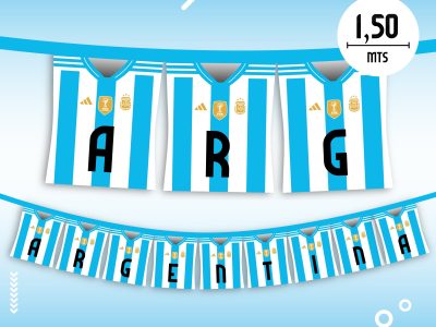 BANDERIN CAMISETA ARGENTINA