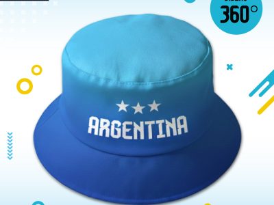 GORRO ARGENTINA 3 ESTRELLAS AZUL YCELESTE